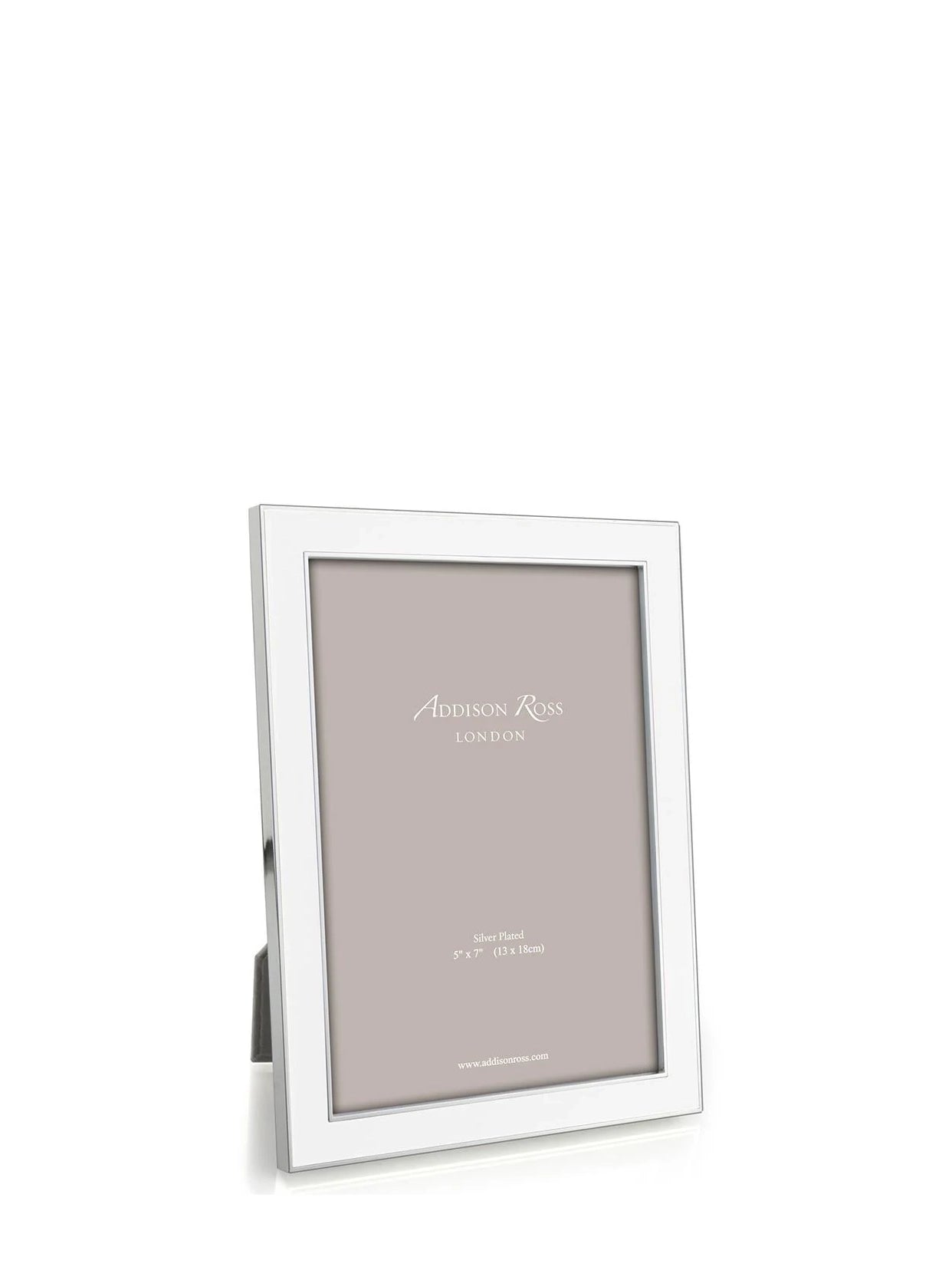 White-silver enamel picture frame (13x18)