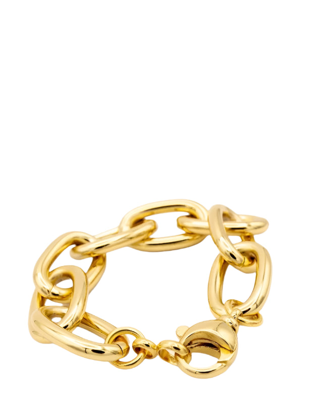 Felice bracelet, gold plated