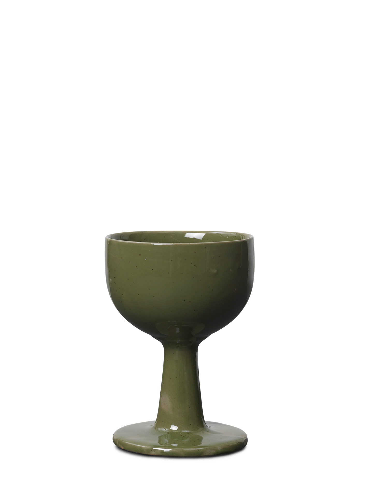 Floccula Wine Glass, green