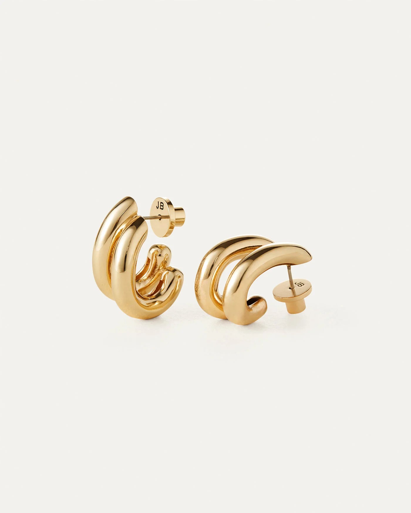 Florence earrings, gold