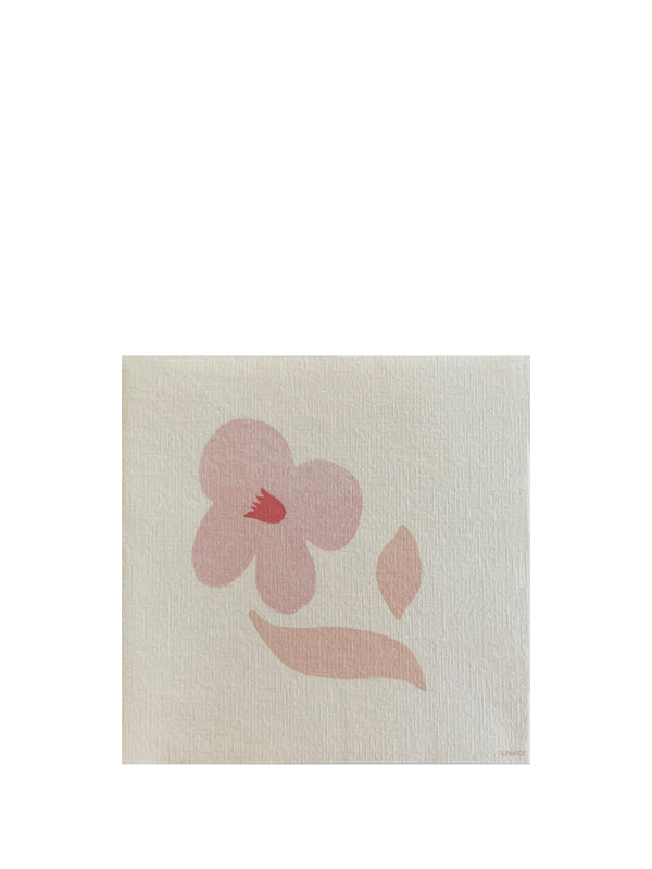 Orange flower dinner napkins (40x40cm)