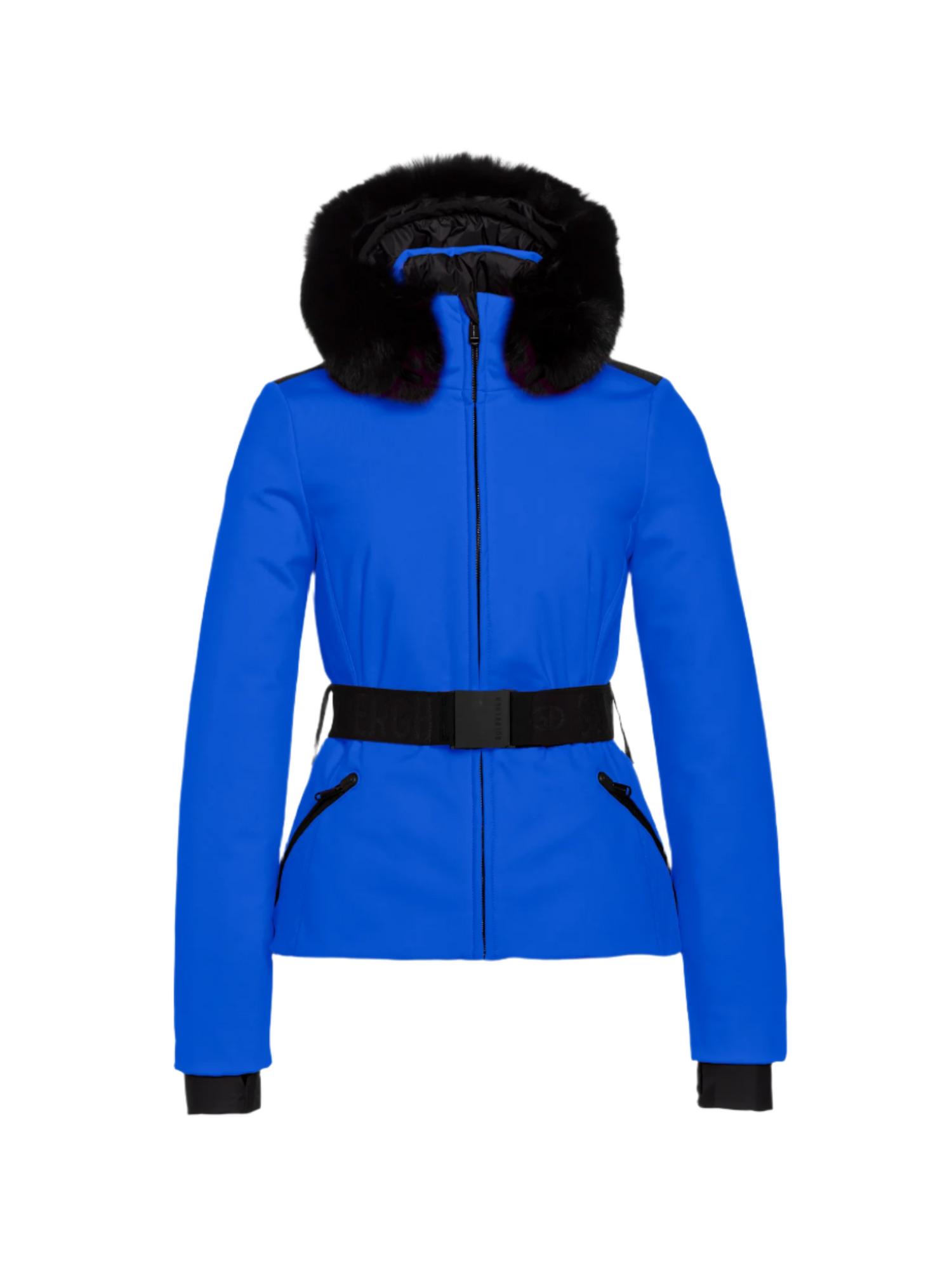 HIDA FAUX BORDER ski jacket,blue