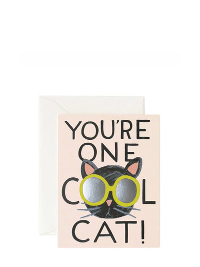You're One Cool Cat, love & friendship card