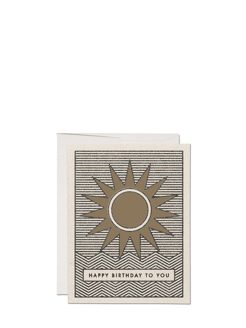 Sunshine, birthday card