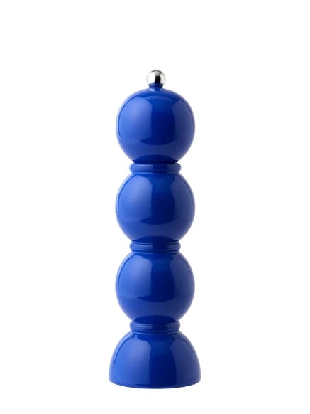 Bobbin salt & pepper mill, cobalt (24cm)