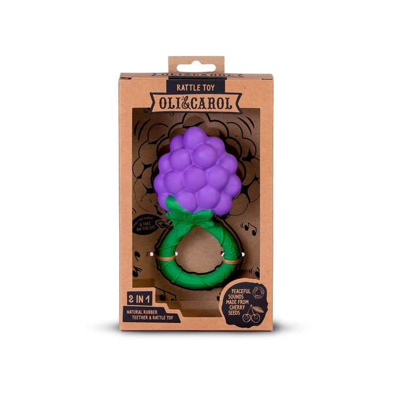 Grape rattle toy
