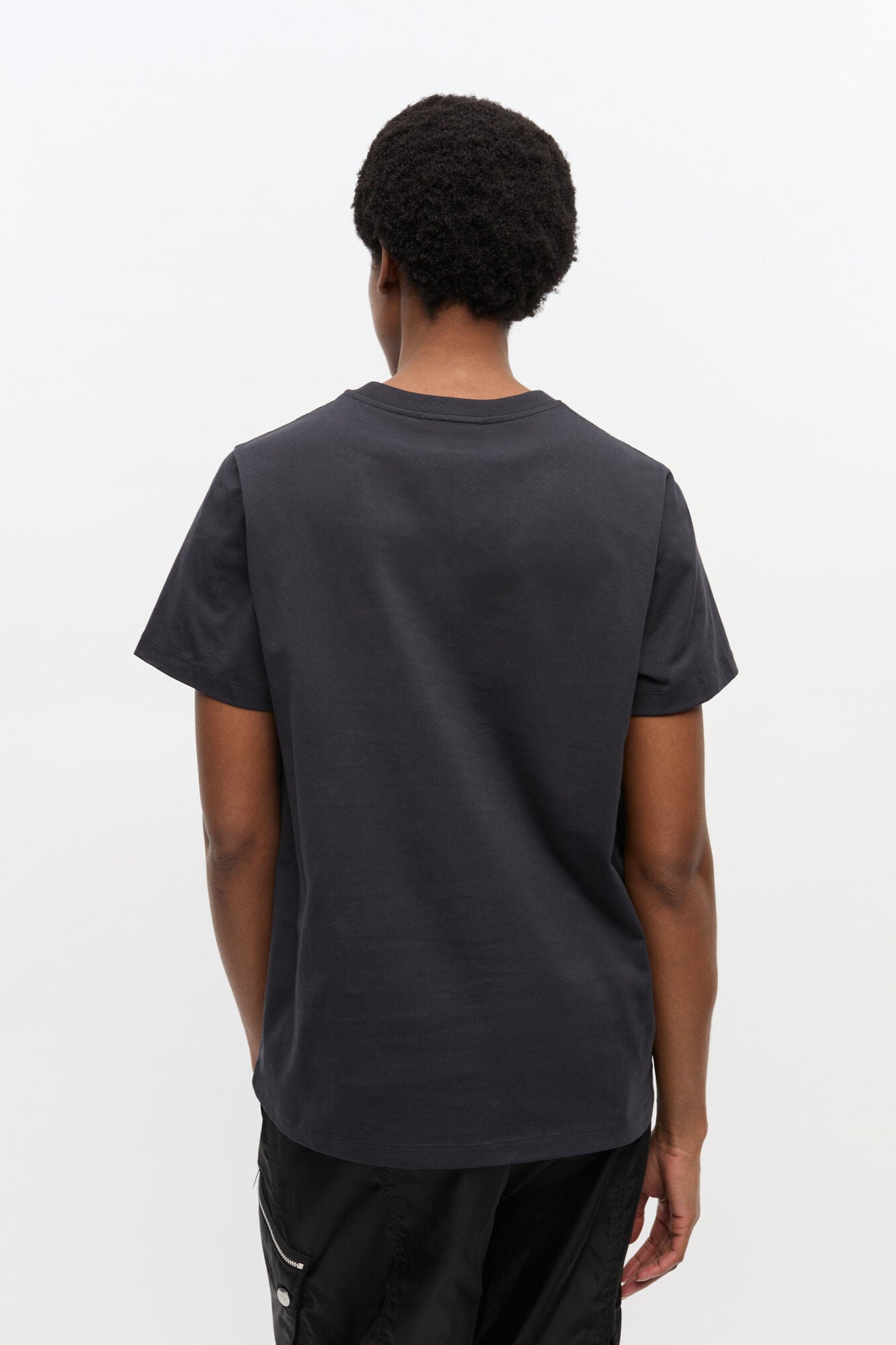 Basic Cotton Jersey Banana Relaxed T-shirt