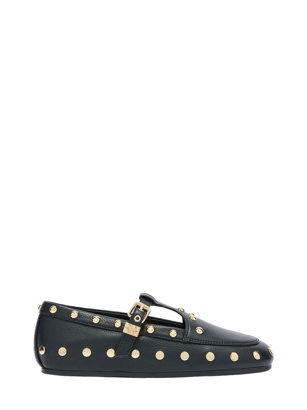 Mary jenny studs small grain flats, black