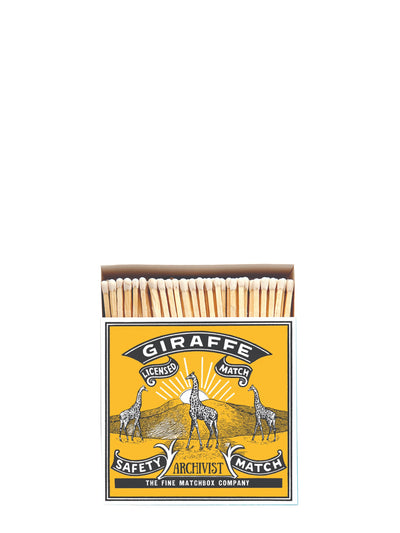 Giraffe yellow match box