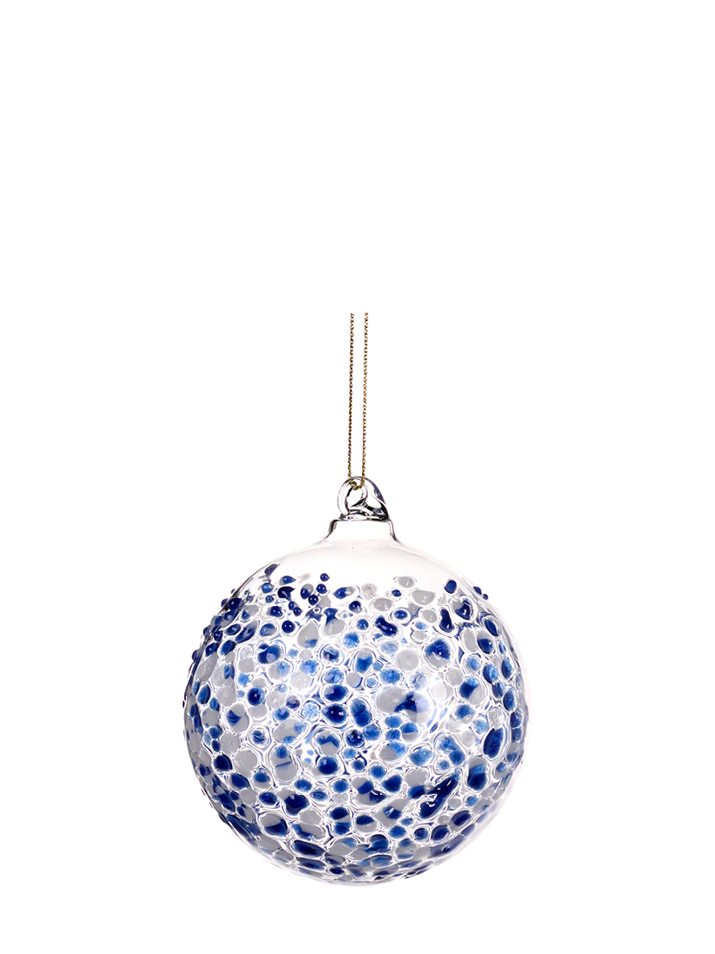 Dotted Glass Ornament, Bauble