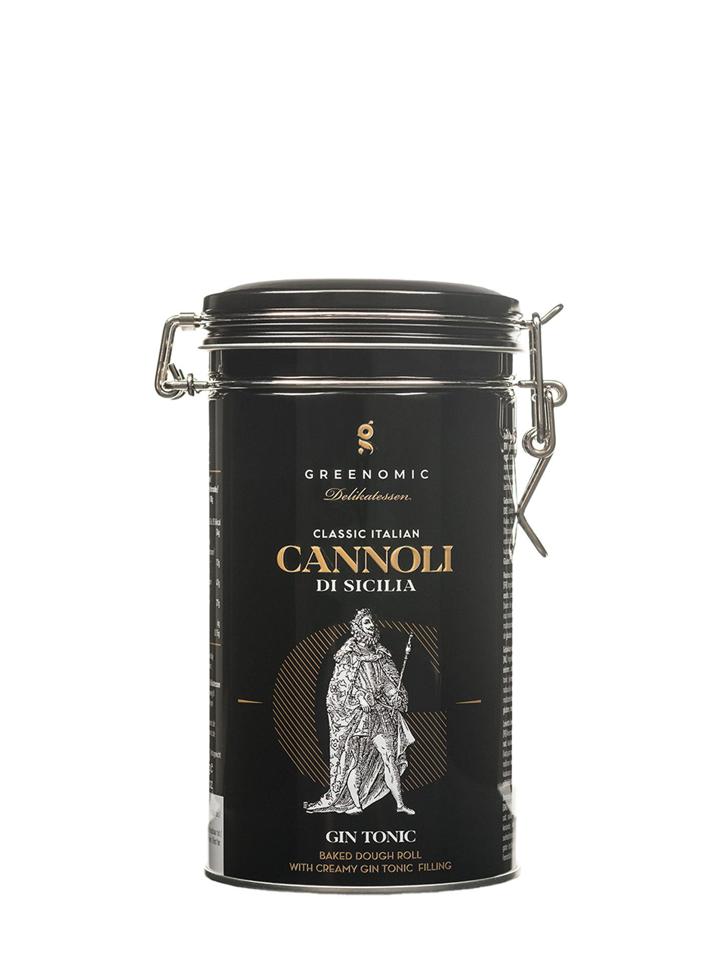 Cannoli di Sicilia Gin Tonic in Tin Jar