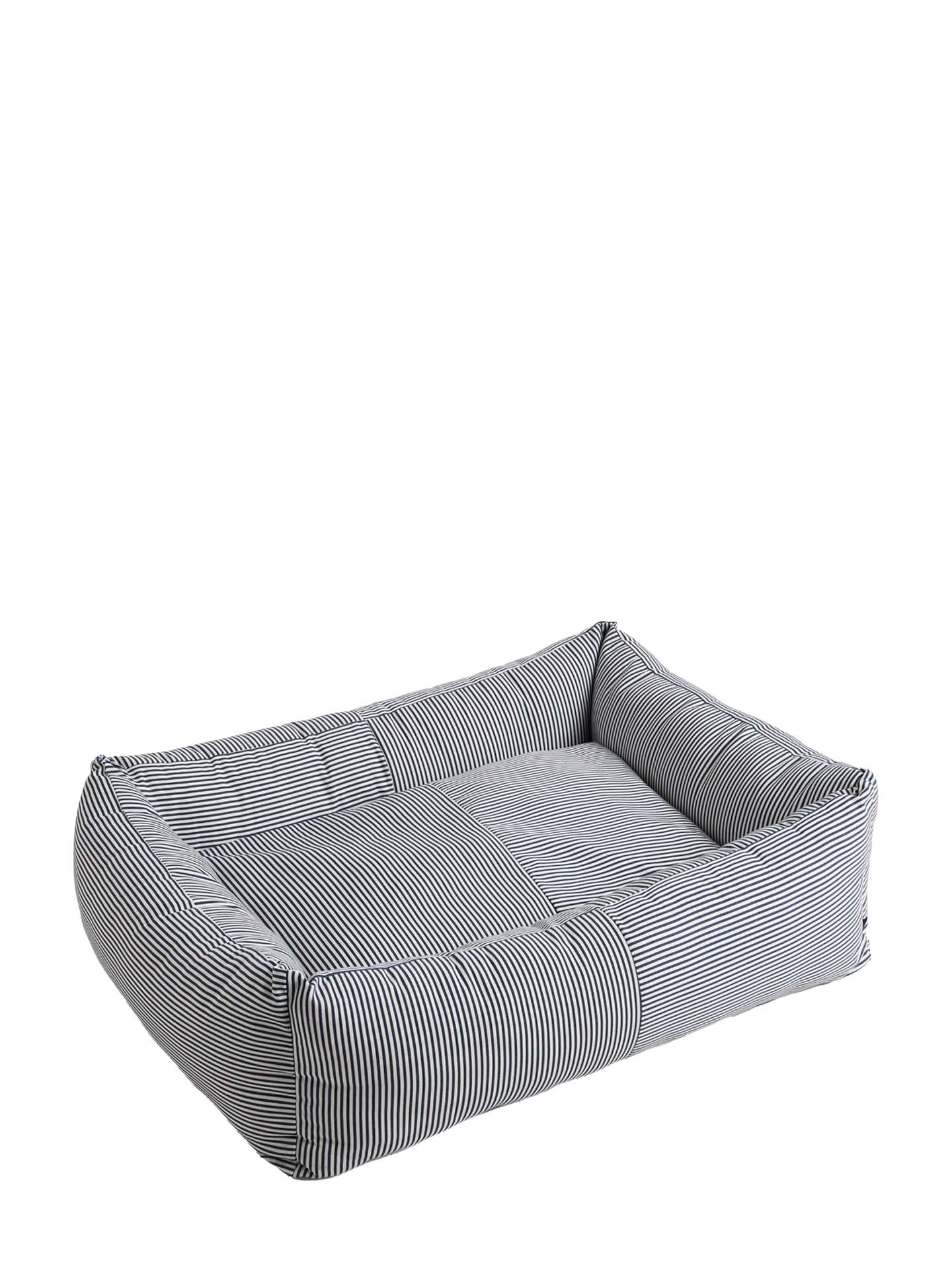 HAY Dogs Bed Zip large, blue and white stripe
