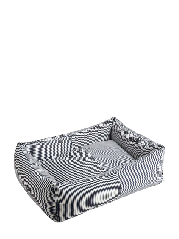 HAY Dogs Bed Zip large, blue and white stripe
