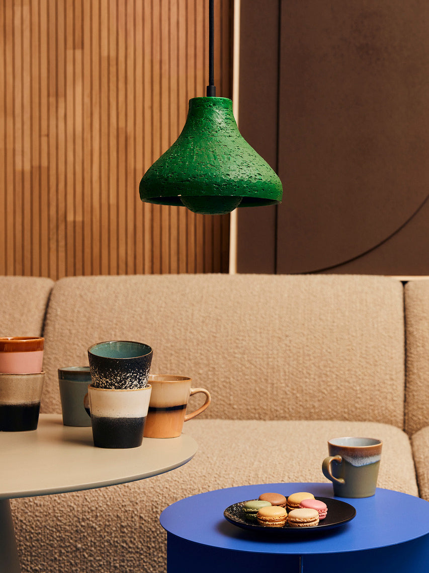 70's ceramics: coffee mug (180 ml), moss