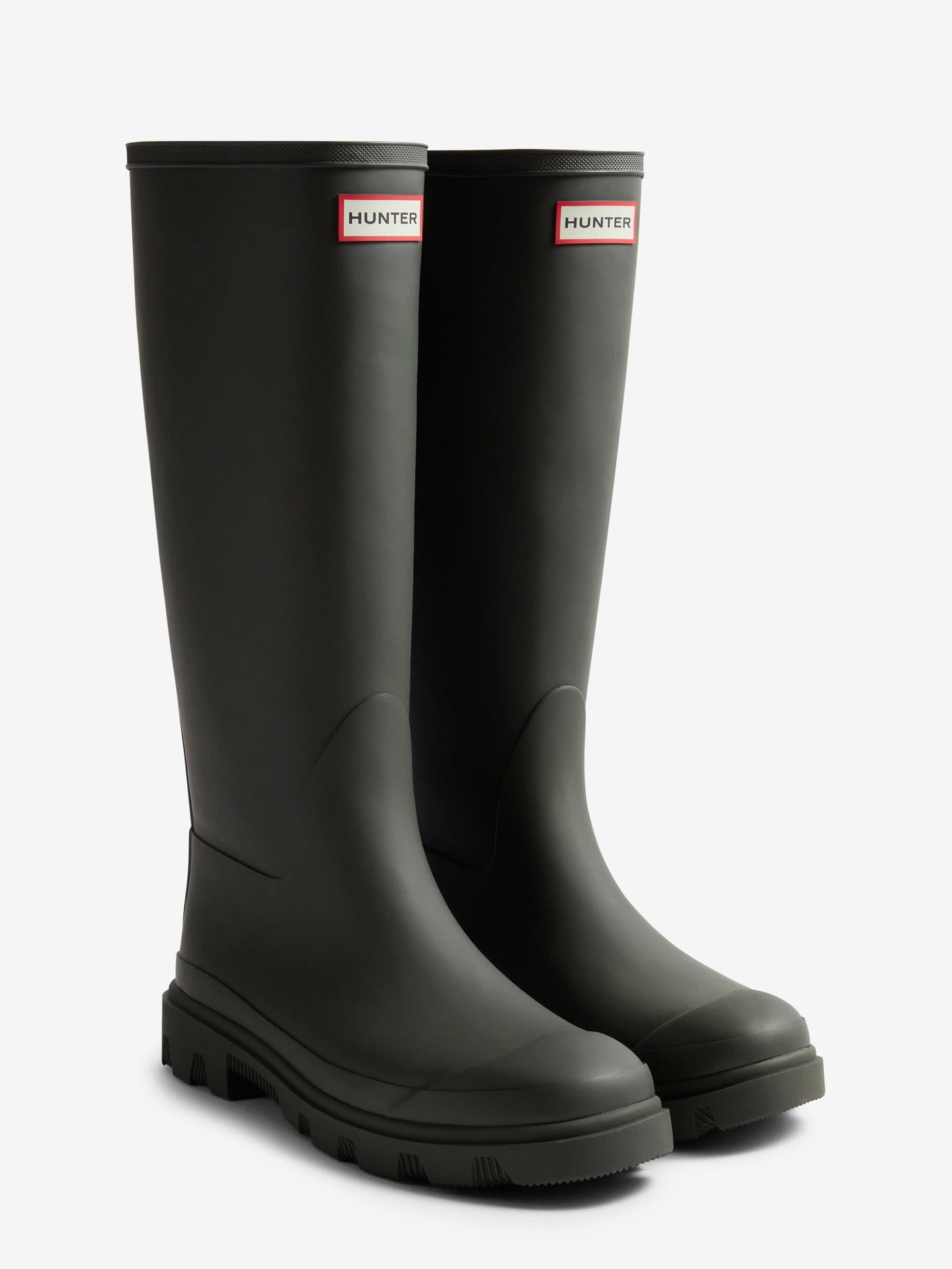 Unisex Downpour tall insulated boot, dark olive