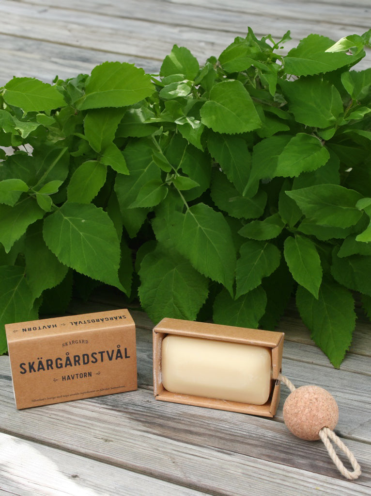 Havthorn soap bar on cork float