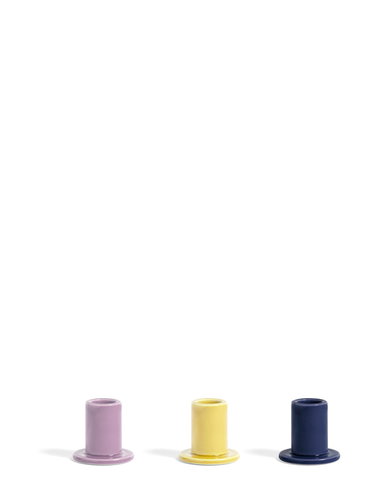 Small Tube Candleholder, 6 colours
