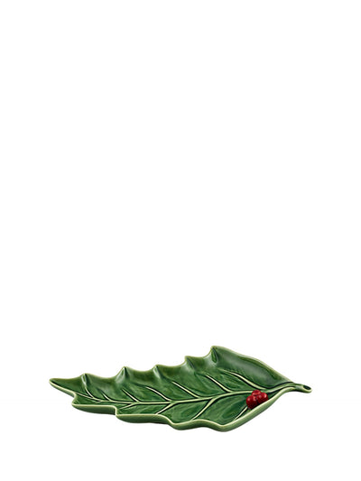 Holly leaf plate, large