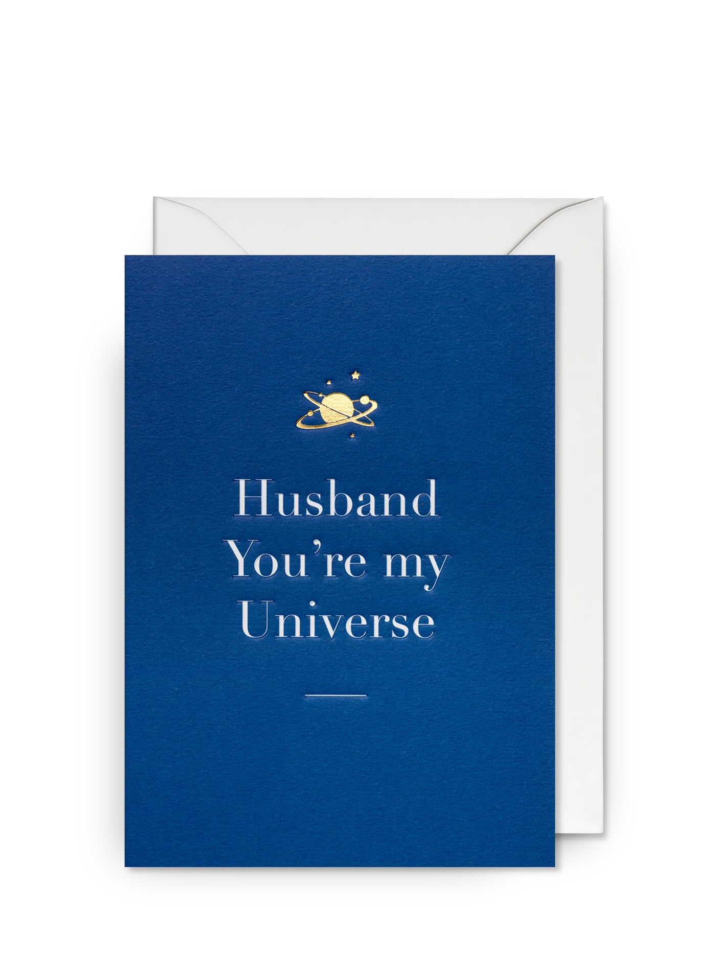 Husband, You're My Universe, love & friendship card