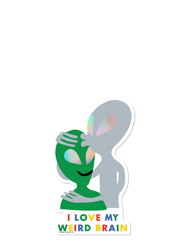 Weird Brain sticker