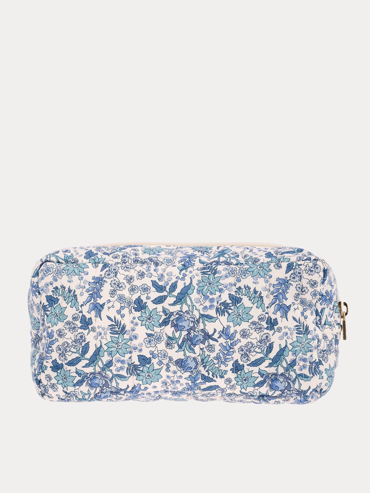 Pouch XS square, Liberty print Serruria Blue