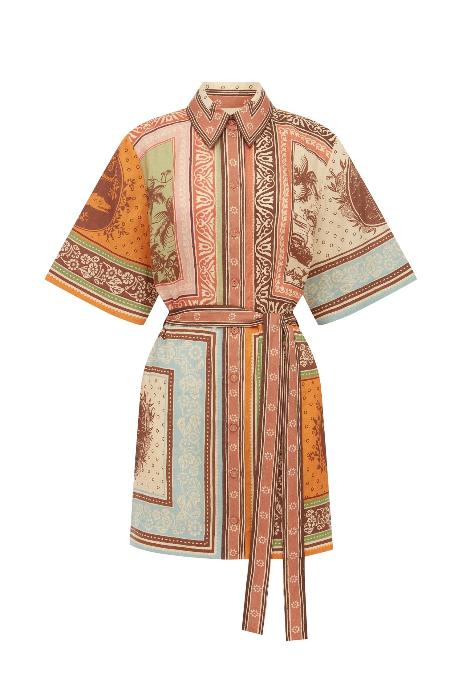 Alberta mini dress, multicolour