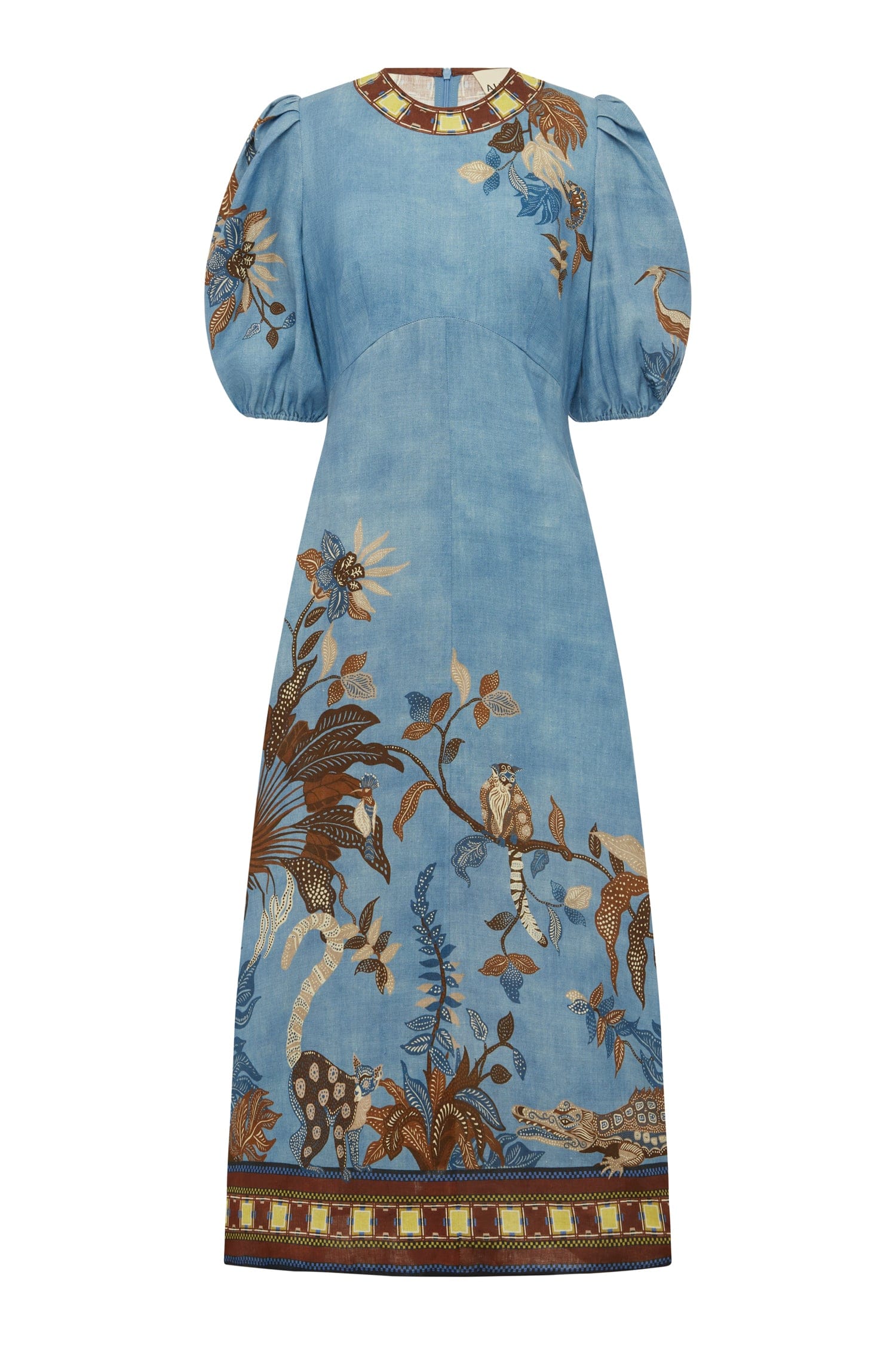 Georgie midi dress, blue-multicolour