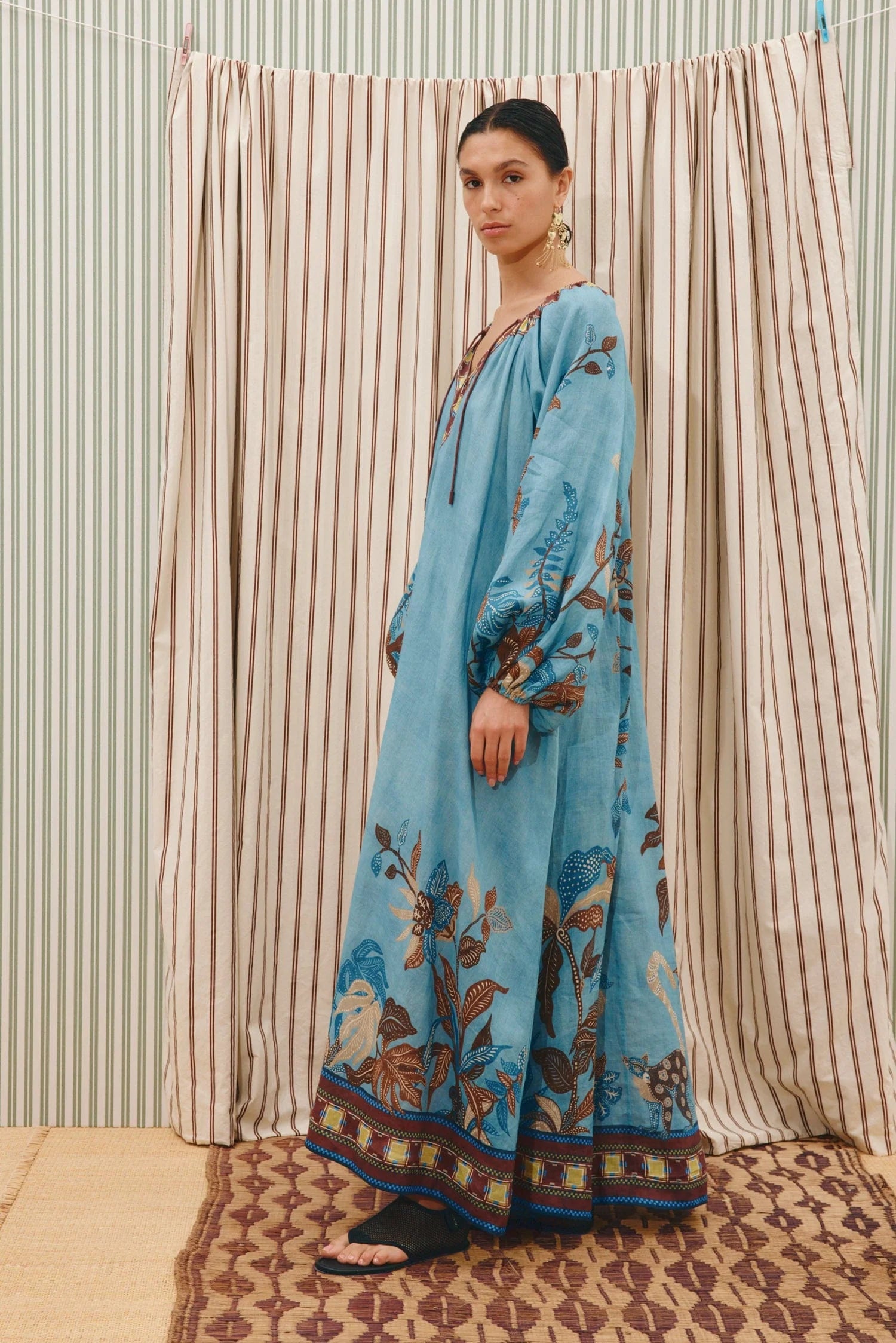 Georgie pool dress, blue-multicolour