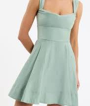 Serenity mini dress, sage green
