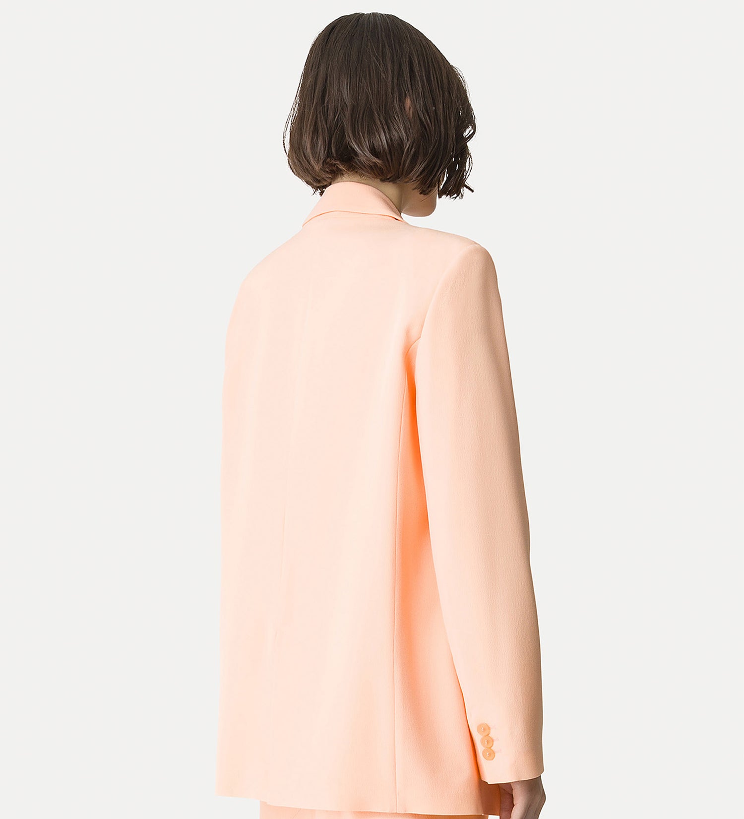Envers satin matte jacket, peach