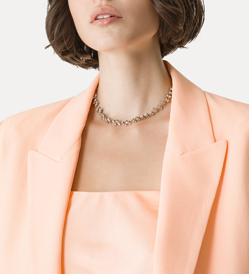 Envers satin matte jacket, peach