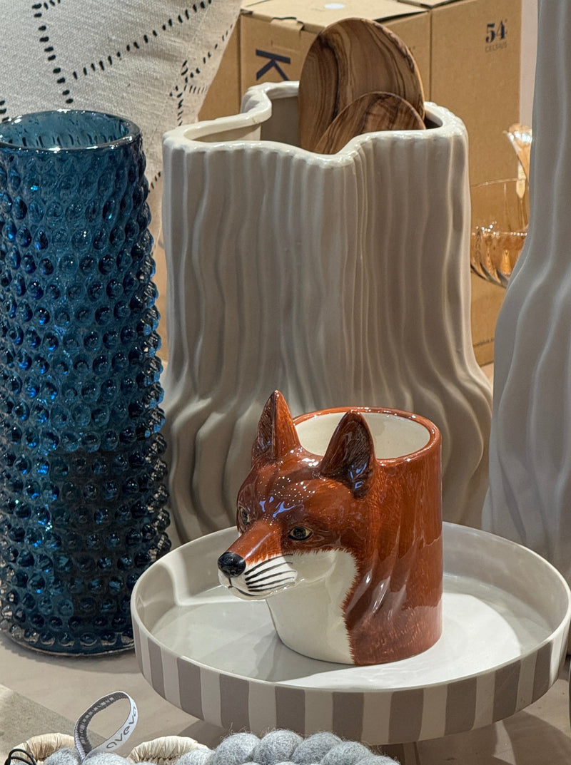 Fox pencil pot