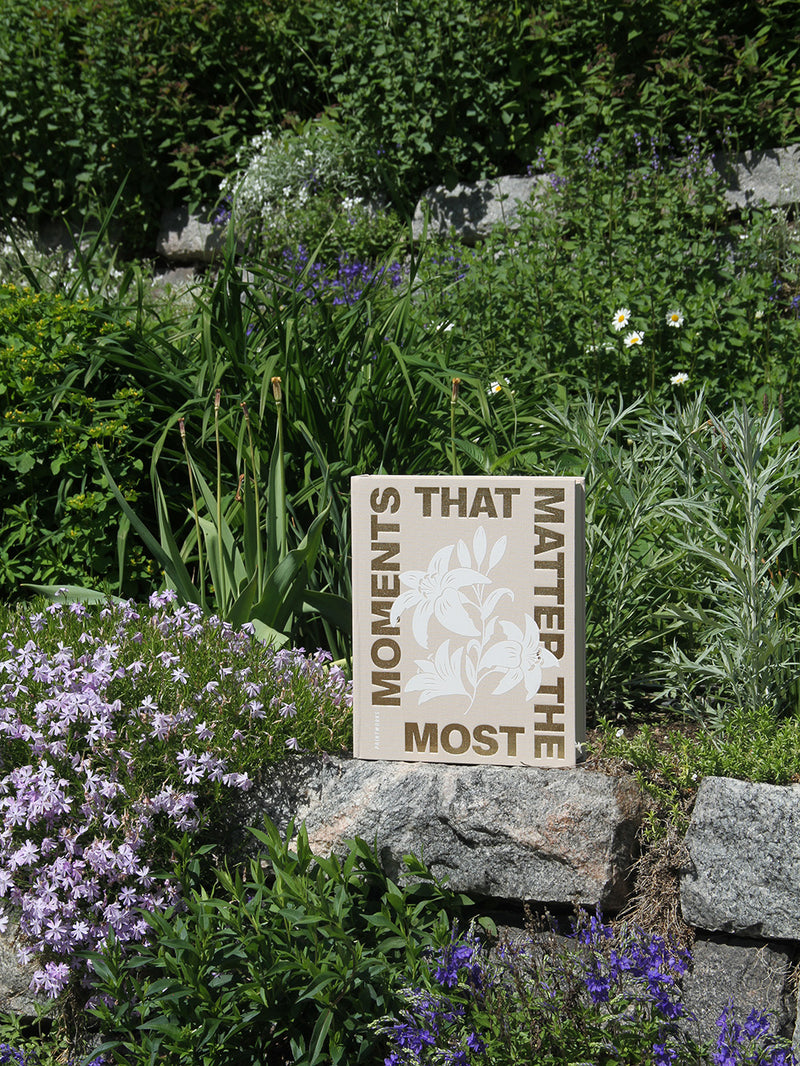 Photo album Moments that matter the most, beige or blue
