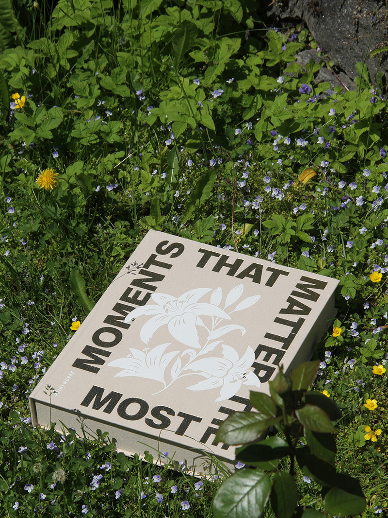Photo album Moments that matter the most, beige or blue