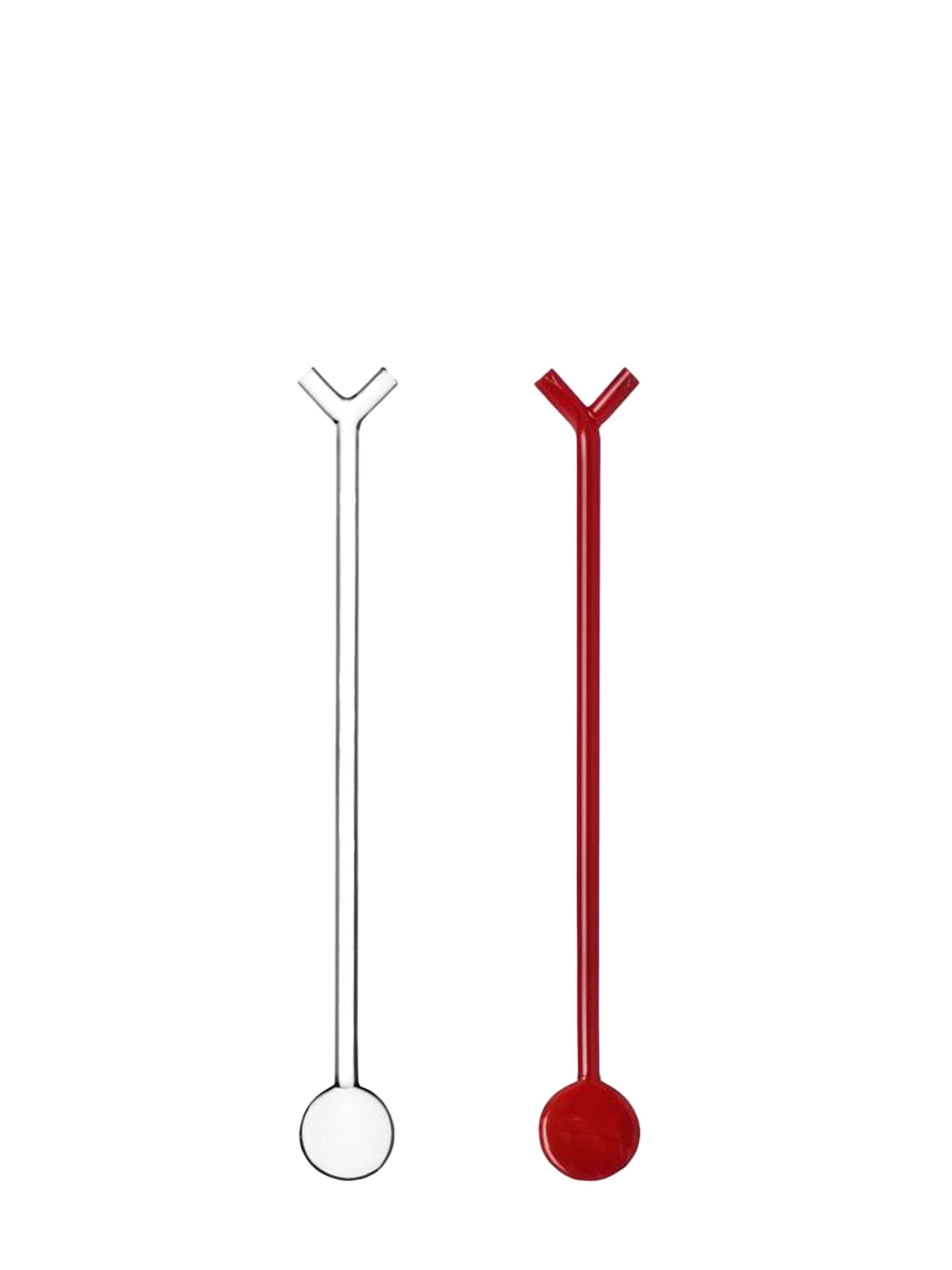 Amaranta Spoon, clear or red, Amaranta Collection