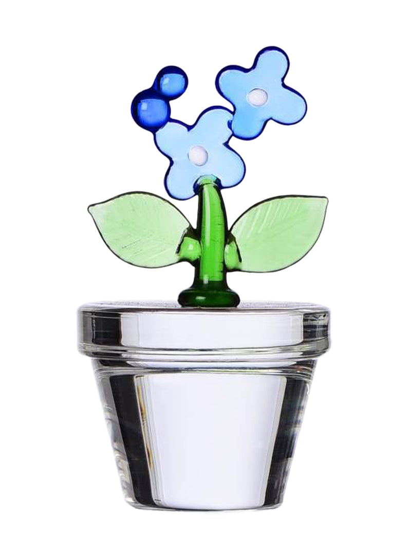 Light blue flower paperweight, Fruits & Flower collection