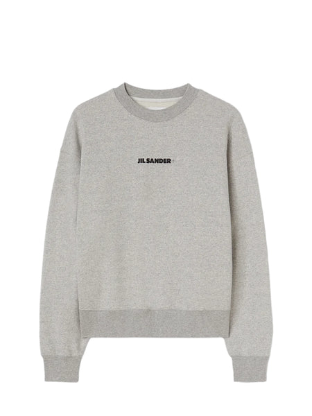 パーカー・フーディ Jil Sander FW23 SWEATSHIRT WITH LOGO (J47GU0002_J20010279) Jil Sander Sweatshirt Hoodie J47GU0002.J20010-279 DUNE | IlDuomo