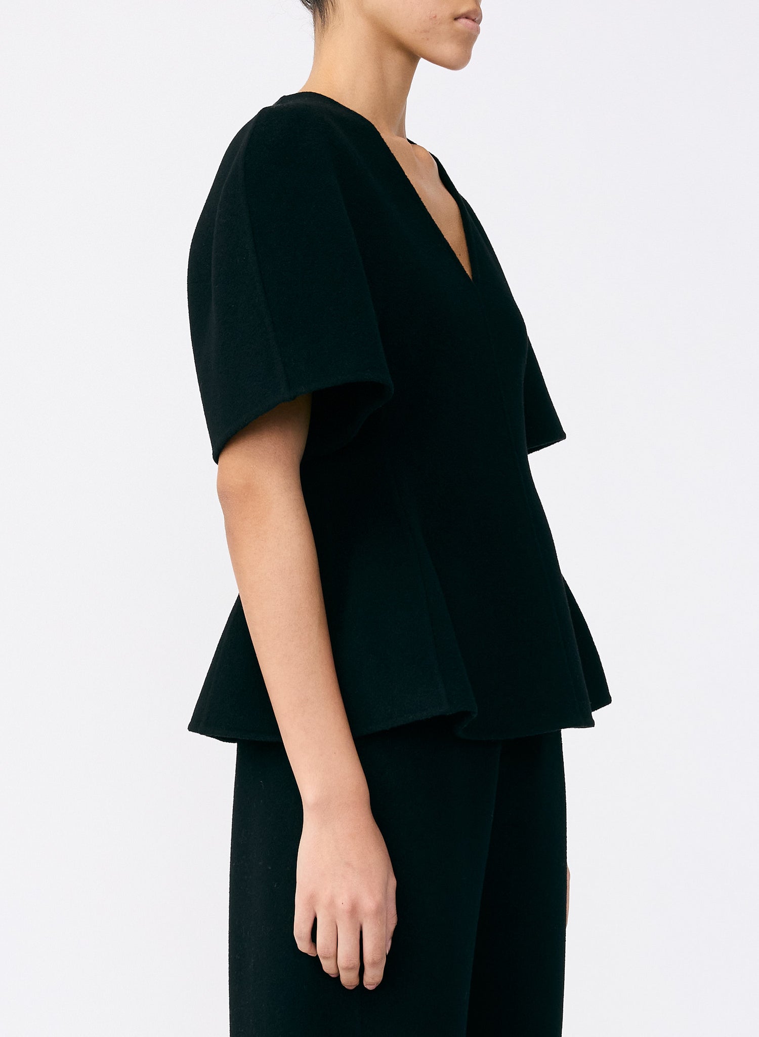 Doublé V Neck Top