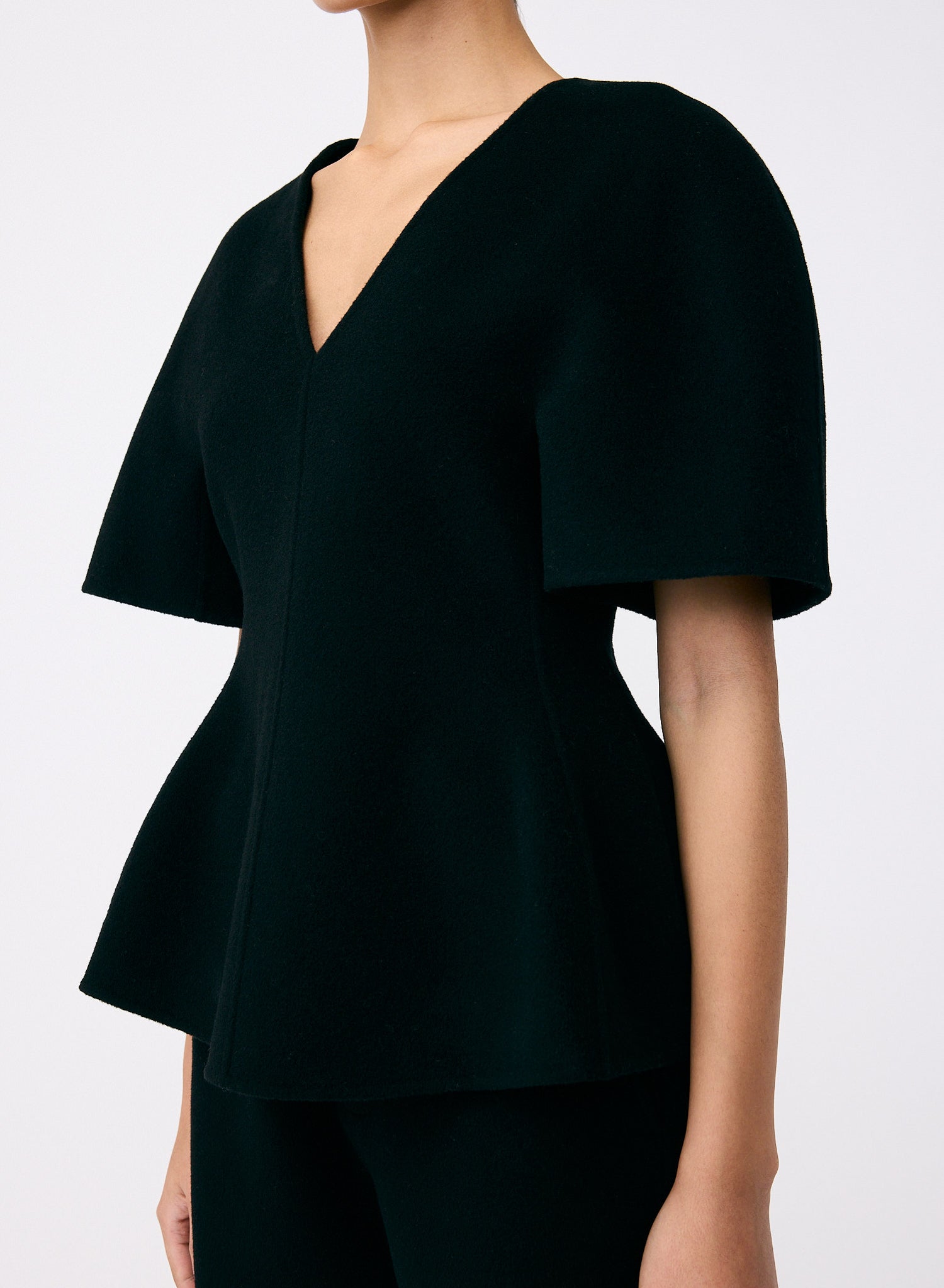 Doublé V Neck Top