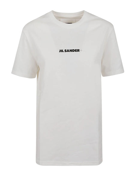 JIL SANDER: Logo T-Shirt, porcelain – My o My