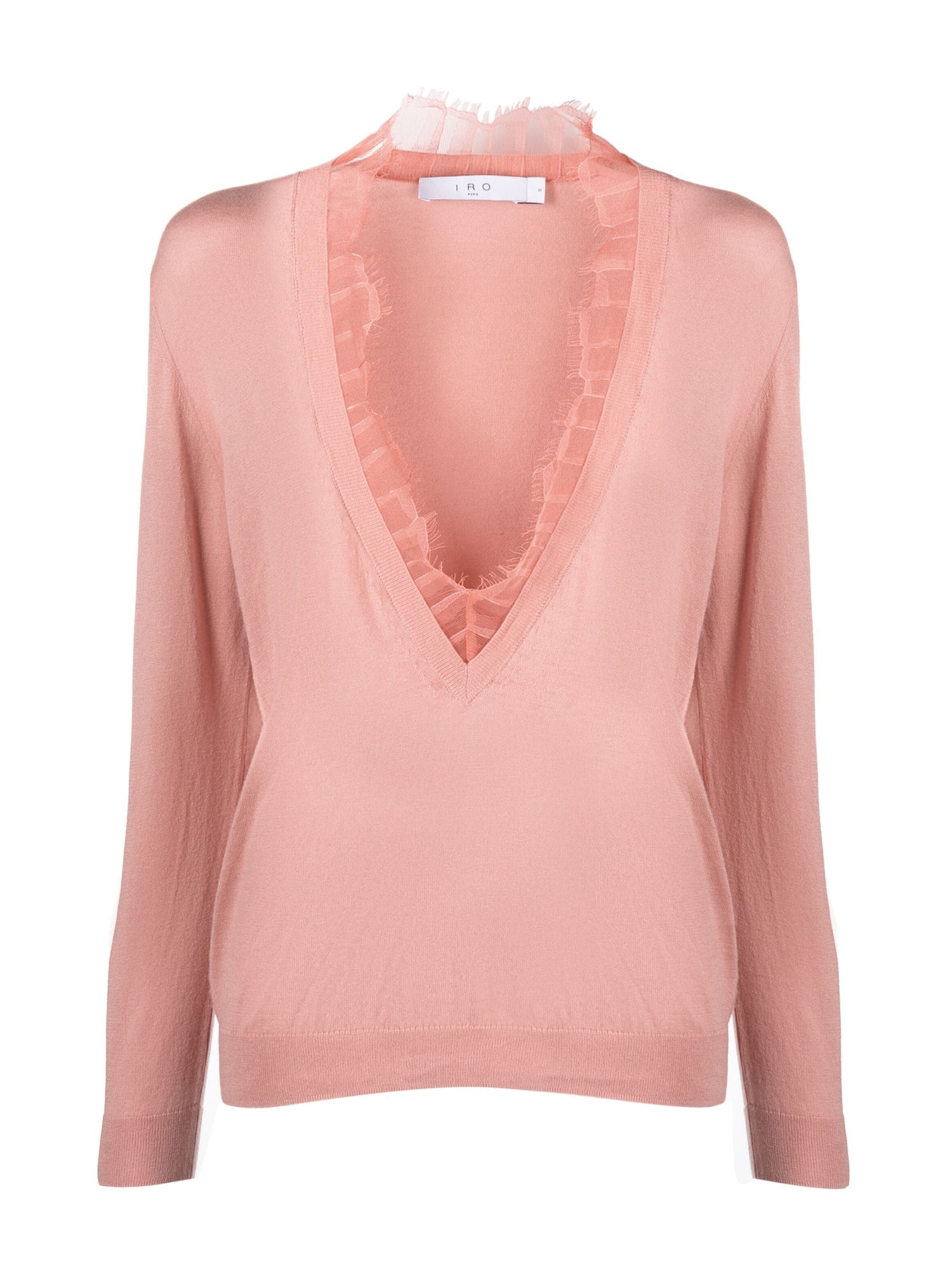 JAYDEN knitted sweater, coral pink