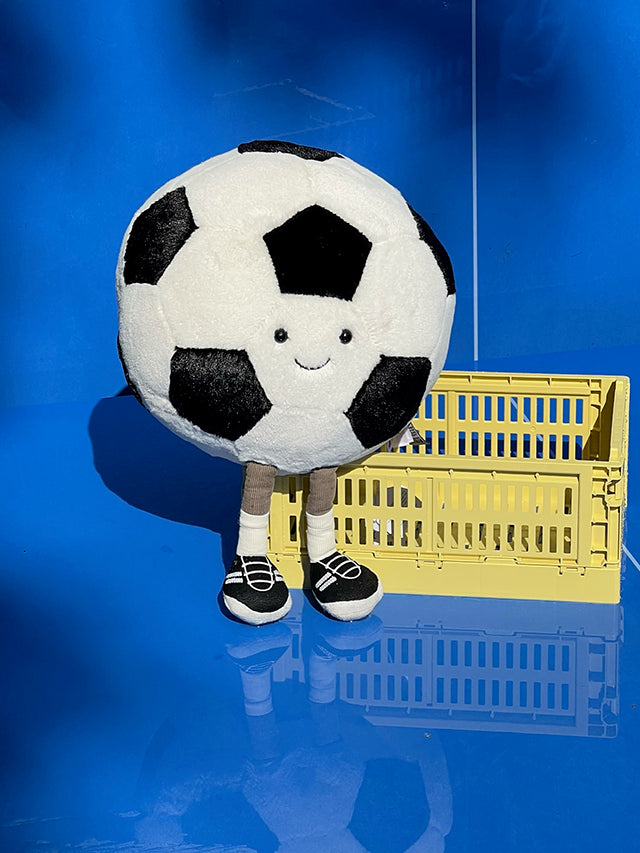 Jellycat: Amuseable Sports Football soft toy, black-white