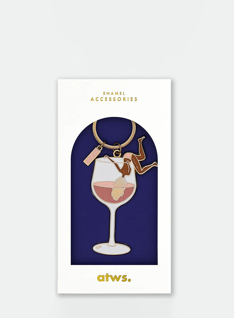 Tipsy keychain