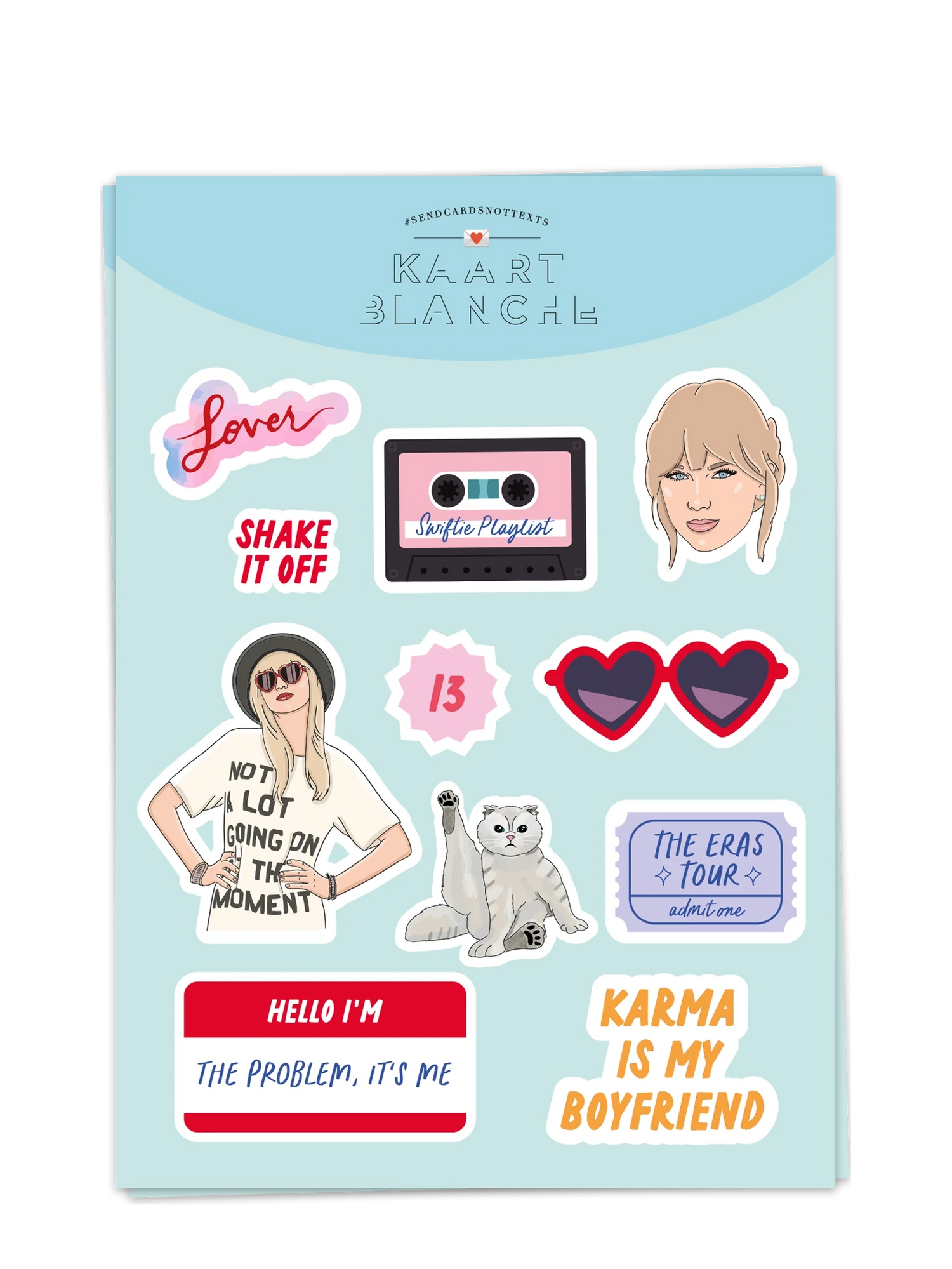 Taylor sticker sheet