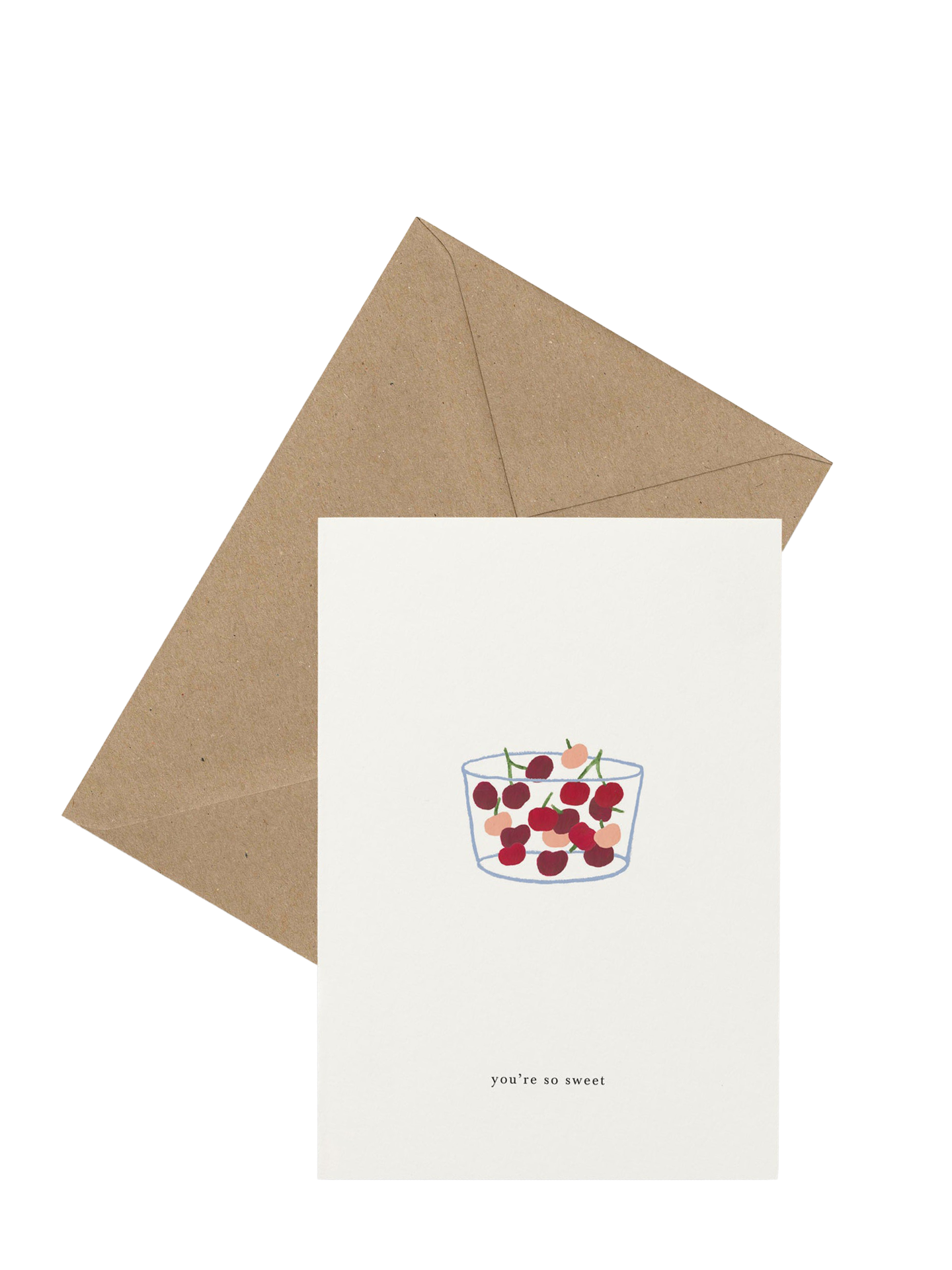 Cherries card (you're so sweet) love card
