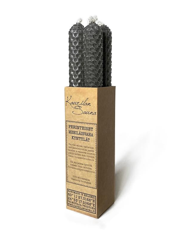 Beeswax candles, various colours