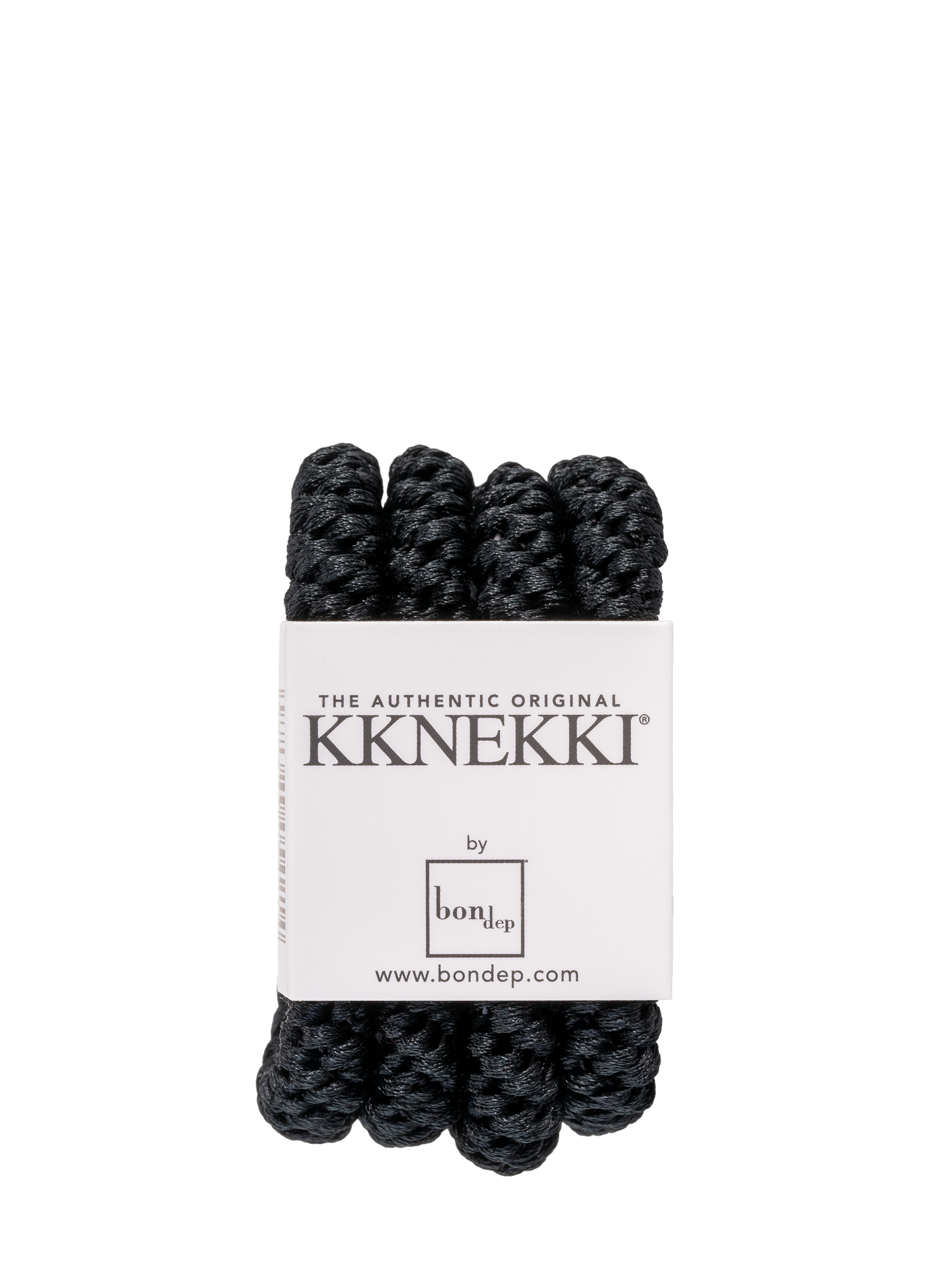 KKNEKKI Bundle 22,  set of 4 hair ties (black)