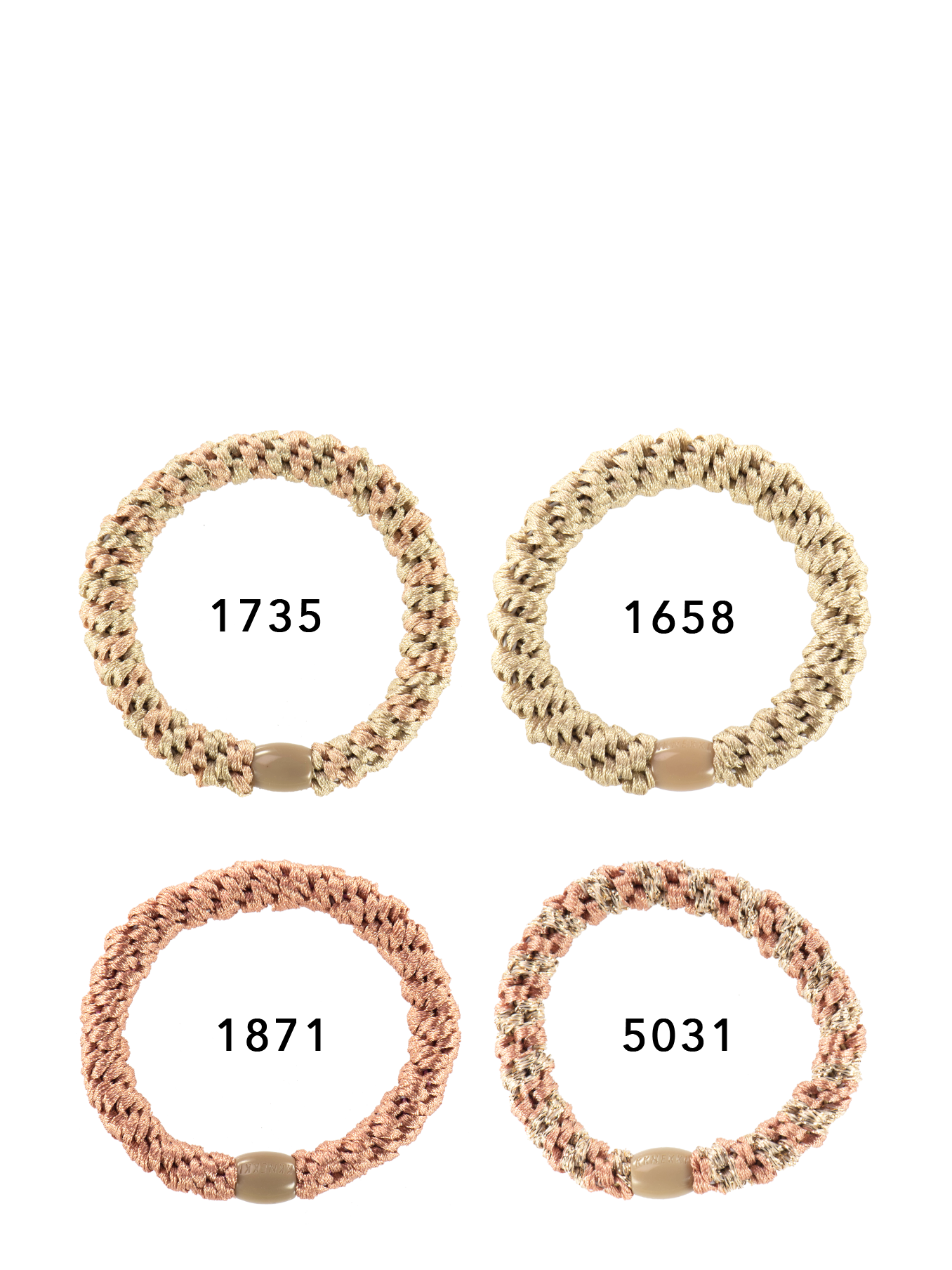 KKNEKKI Bundle 7, set of 4 hair ties