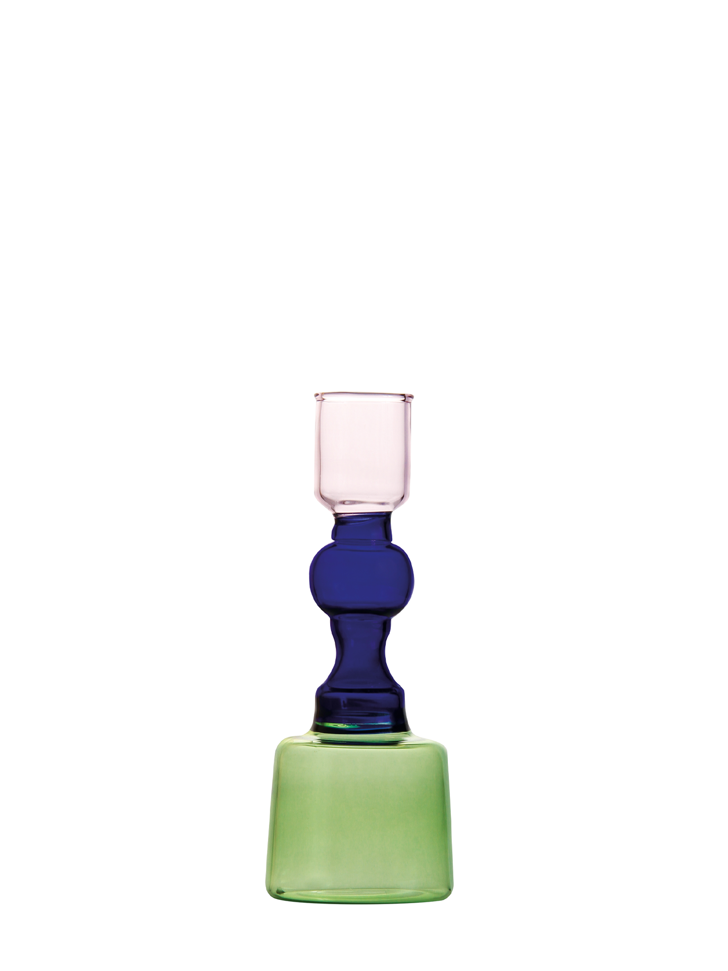 Candle holder tricolor, small