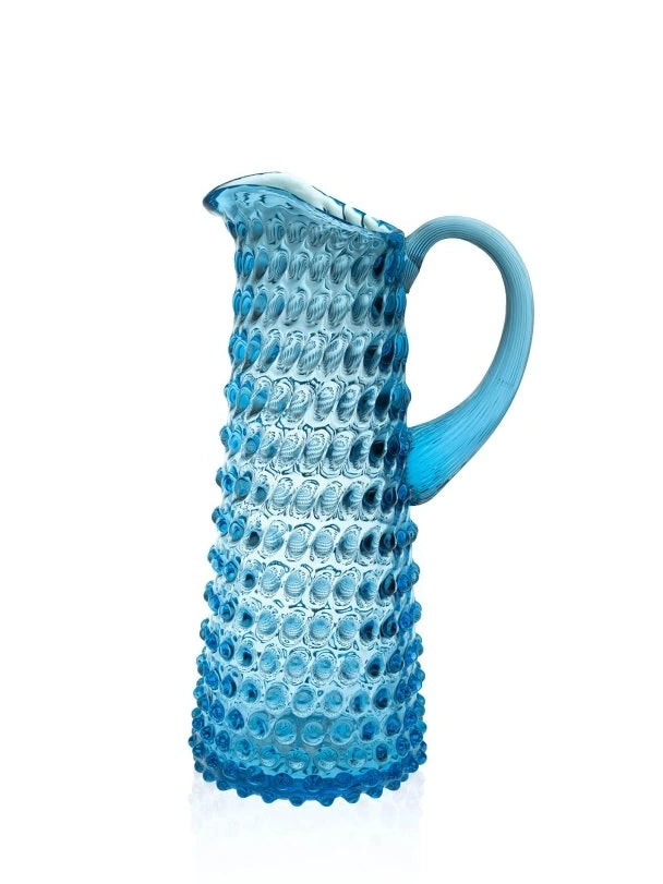 Eiffel Hobnail jug 1L, Azure blue (27cm)